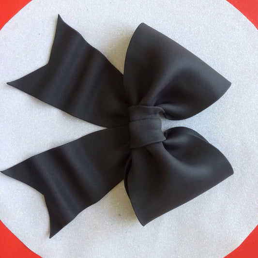 Cake decoration black bow gum paste fondant for birthday cake