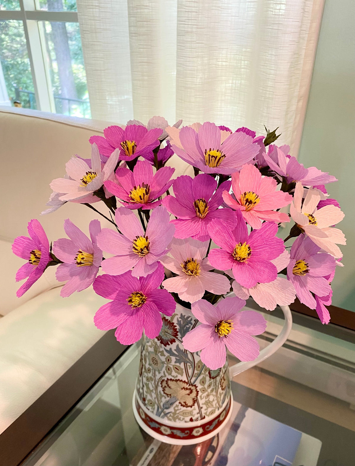 Cosmos Paper Flowers - Handmade Eco Friendly