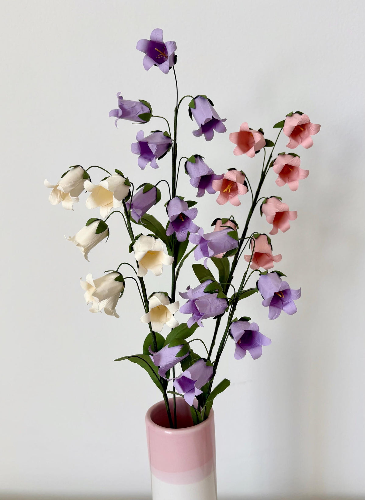 Campanula/Bellflower Paper Flowers - Handmade Eco Friendly