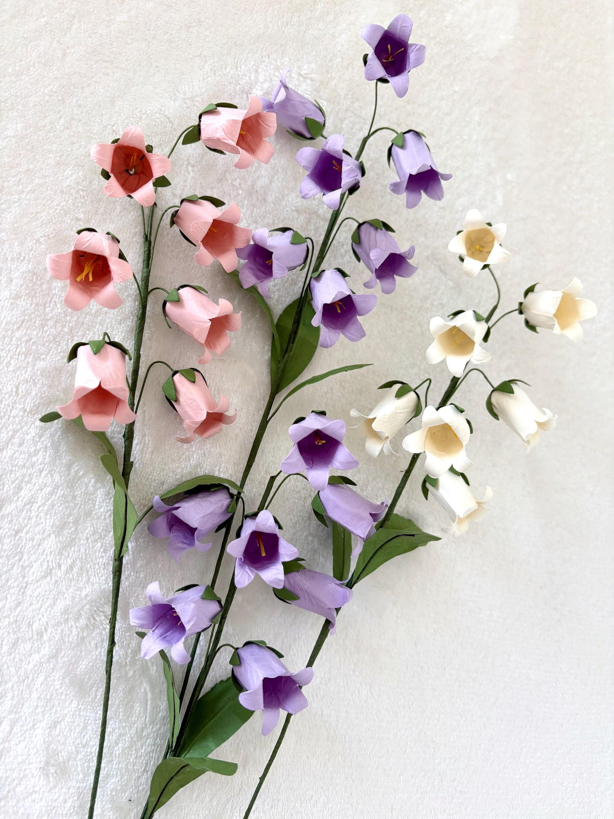 Campanula/Bellflower Paper Flowers - Handmade Eco Friendly