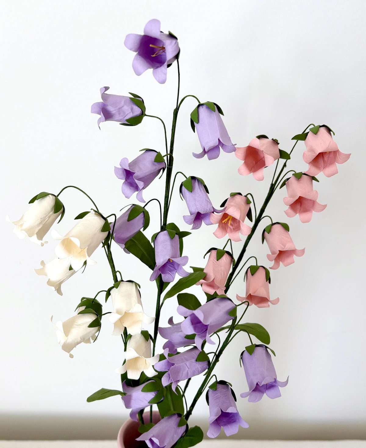 Campanula/Bellflower Paper Flowers - Handmade Eco Friendly
