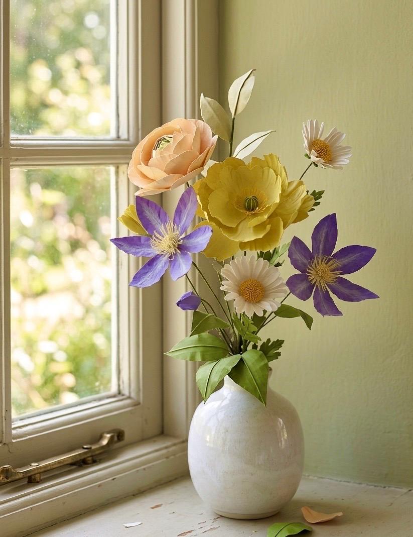 Sunlight Bouquet - Paper Flowers - Handmade Eco Friendly