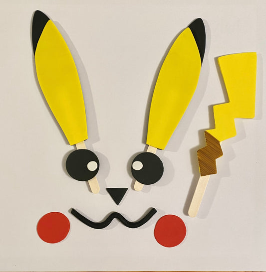 Fondant Pikachu cake topper - Thinner ears