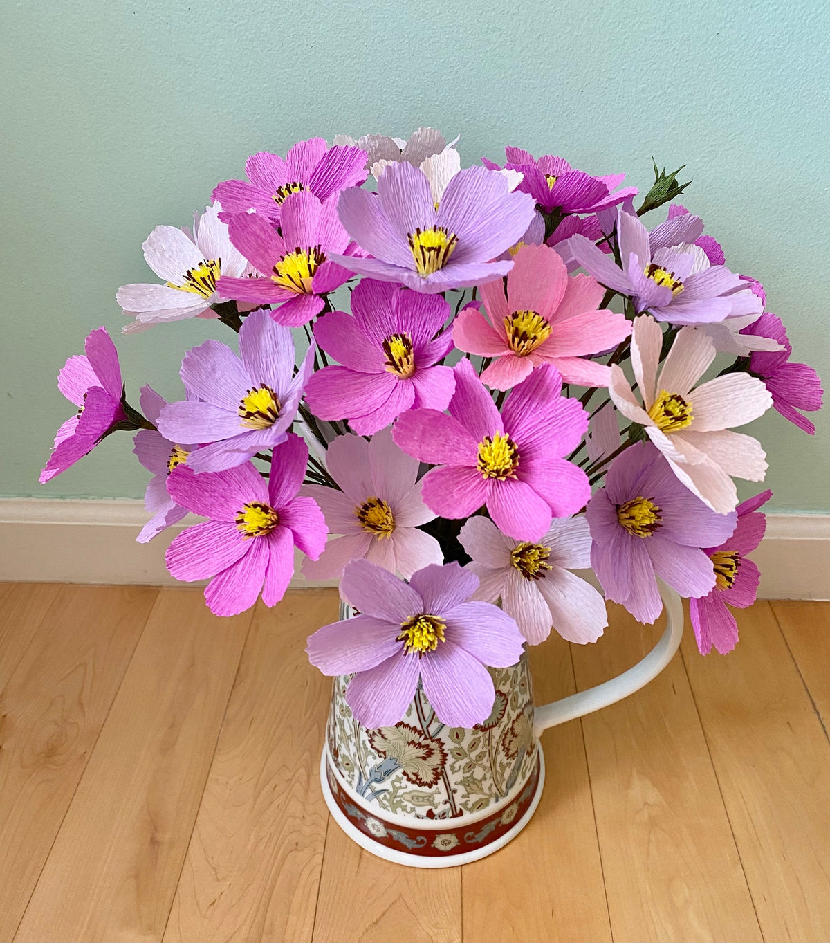 Cosmos Paper Flowers - Handmade Eco Friendly