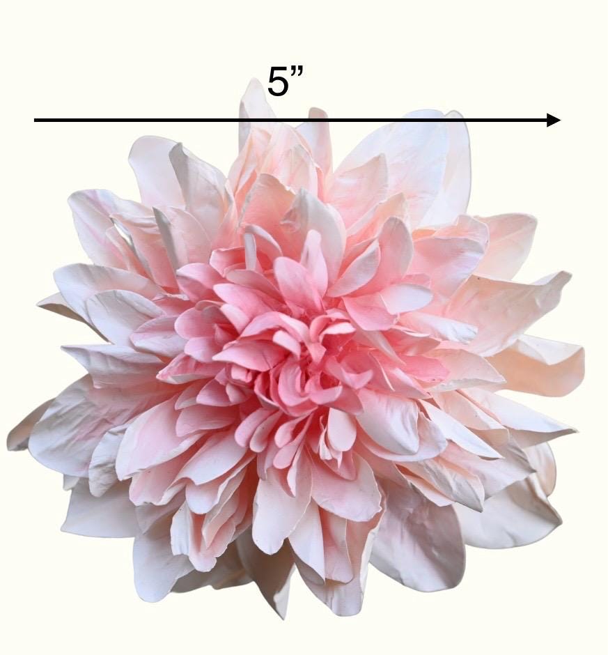 Pink Dahlia - Paper Flowers - Hoa Thược Dược Hồng - Handmade Eco Friendly Flowers