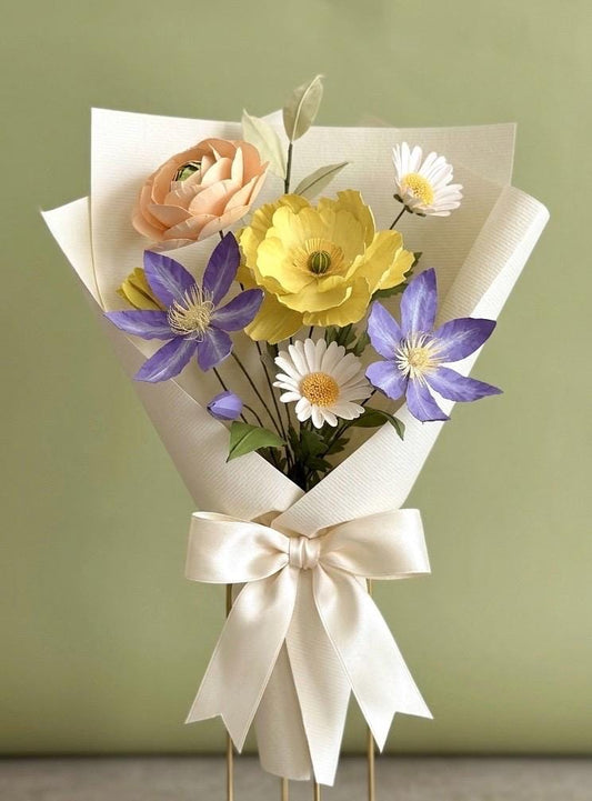 Sunlight Bouquet - Paper Flowers - Handmade Eco Friendly