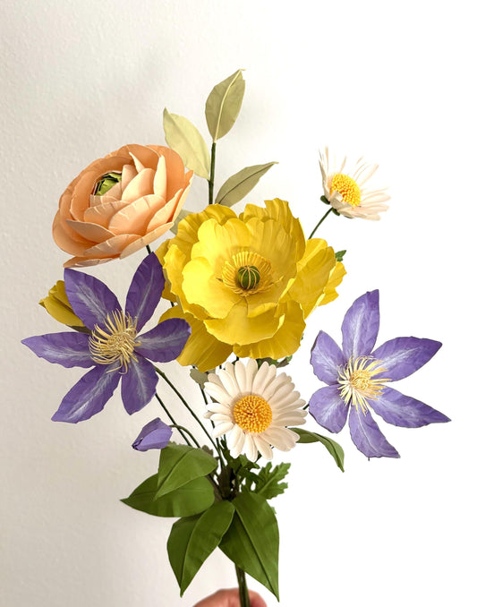 Sunlight Bouquet - Paper Flowers - Handmade Eco Friendly